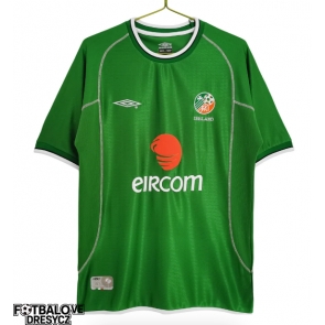 Irsko 2002 Retro Domácí Dres Krátký Rukáv